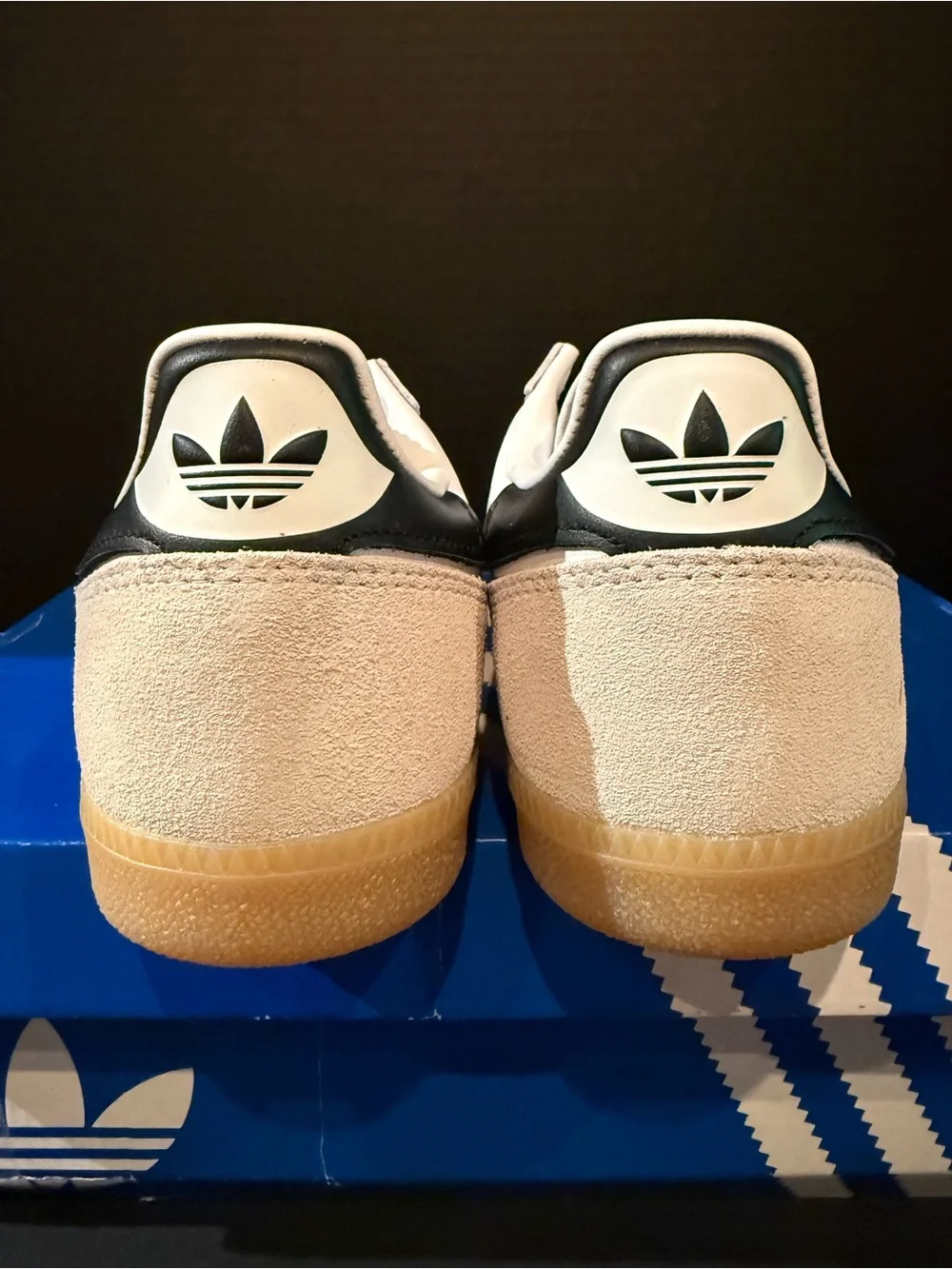 adidas Samba JP J Sneakers in White, Black and Gum